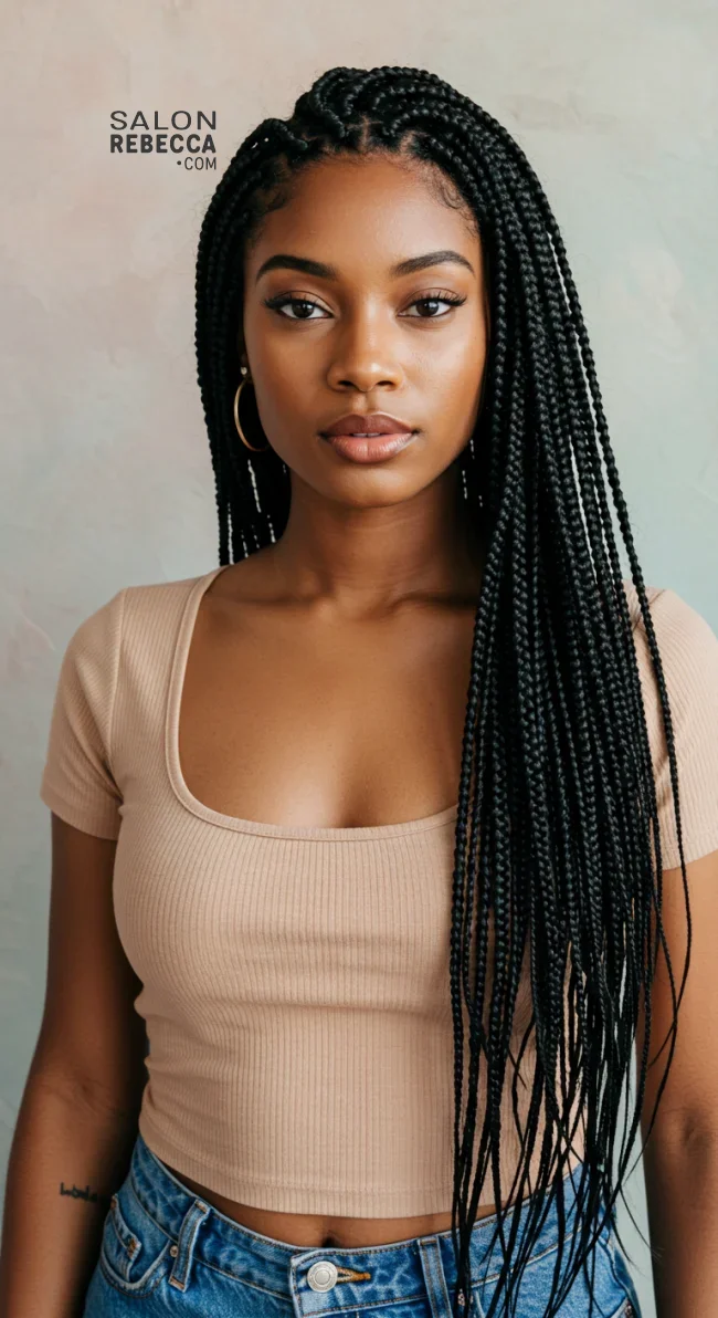 4. Box Braids | 15 Top Hairstyles For Black Women (Trending For 2025)