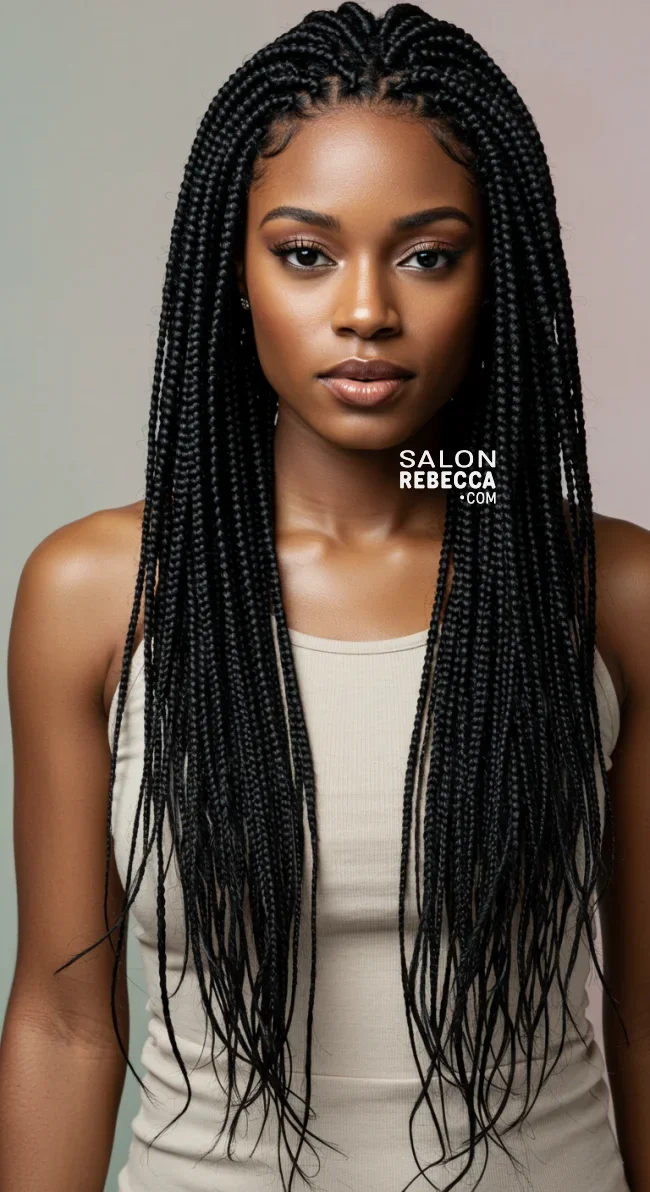 10. Knotless Braids | 15 Top Hairstyles For Black Women (Trending For 2025)