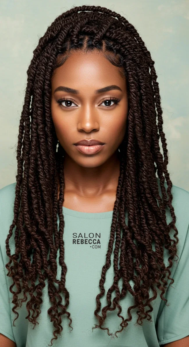 15. Jumbo Twists | 15 Top Hairstyles For Black Women (Trending For 2025)