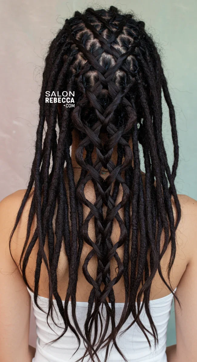 7. Fishtail Dreadlocks | Dreadlocks: Dive Into The World Of Trendsetting Hairstyles