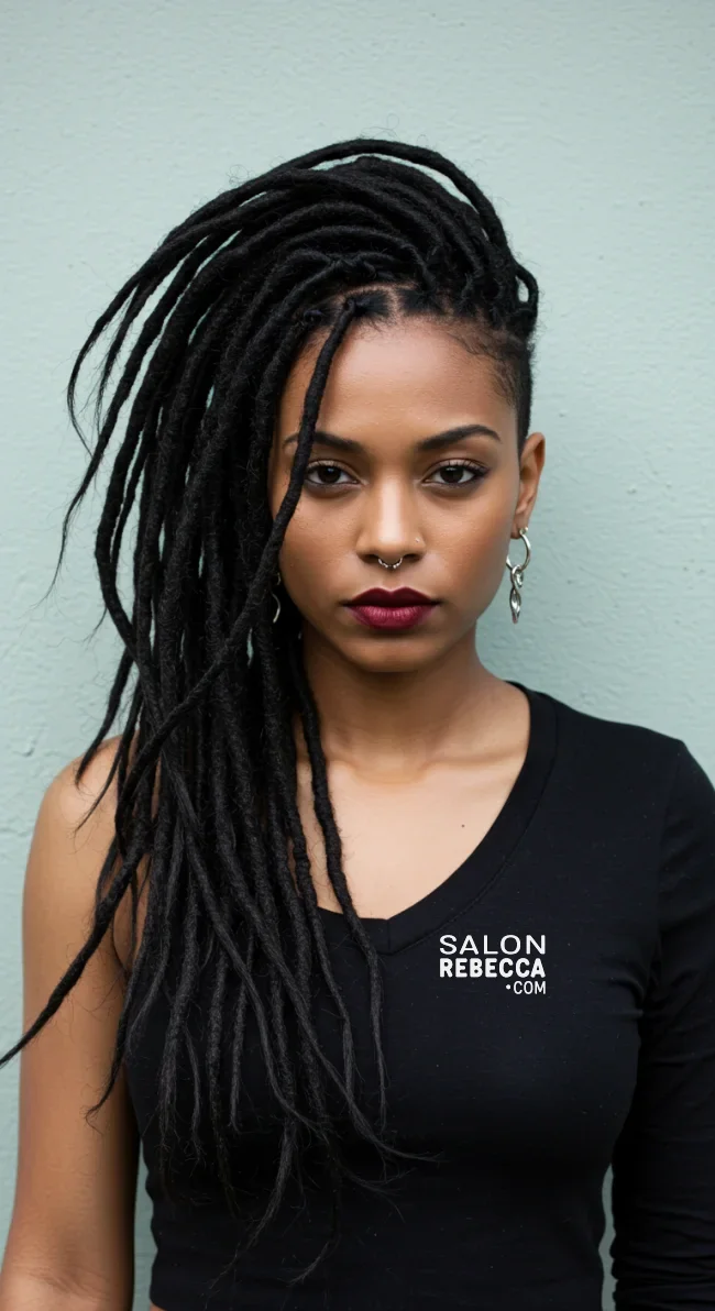 15. Asymmetrical Dreadlocks | Dreadlocks: Dive Into The World Of Trendsetting Hairstyles