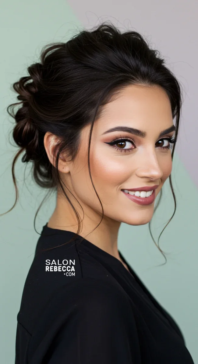 16. Messy French Twist | Embrace Effortless Charm With Messy Hairstyles