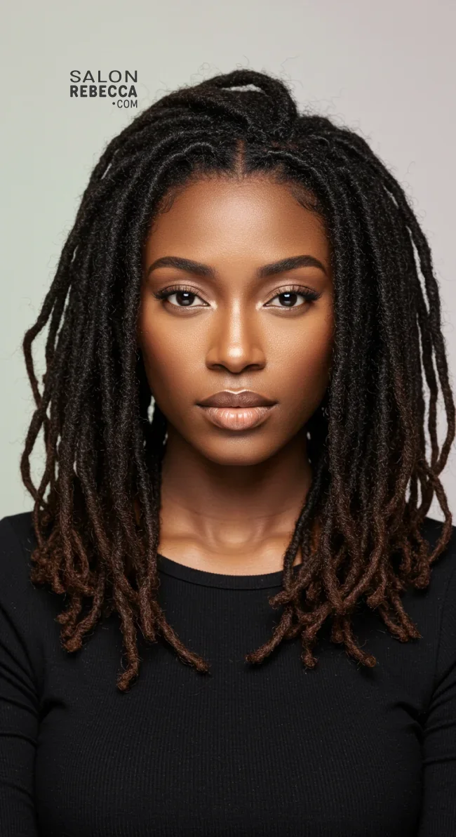 1. Shoulder-Length Soft Locs | 10 Sweet And Charming Soft Locs Hairstyles