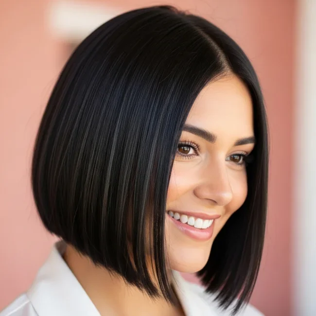 7. Sleek Glass Bob | 10 Bob Haircuts To Consider If You Have Thin Hair