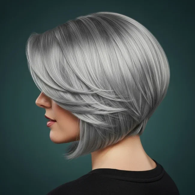 10. Inverted Stacked Bob | 10 Bob Haircuts To Consider If You Have Thin Hair