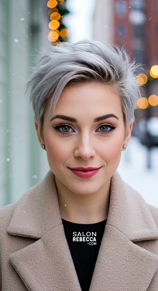 5. Textured Pixie Cut | Elegant Winter Hairstyles With Celebrities: Embrace The Season In Style