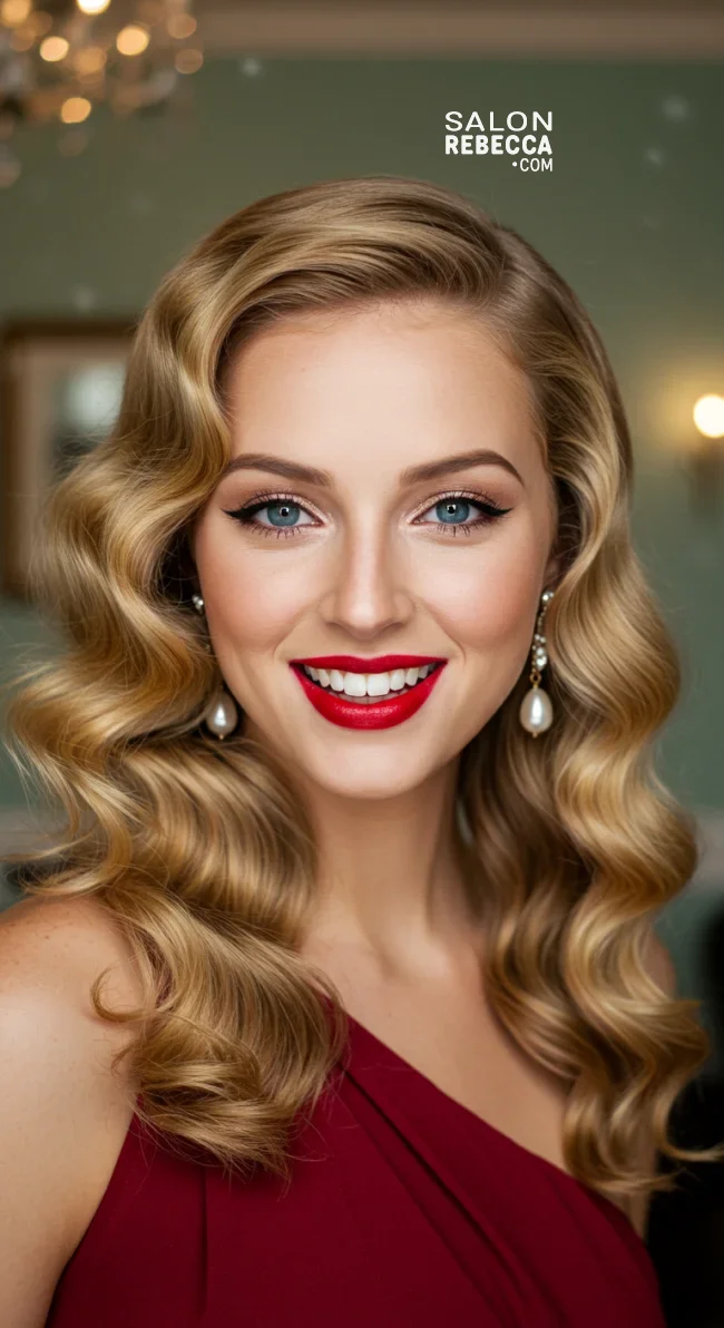 2. Voluminous Hollywood Waves | Elegant Winter Hairstyles With Celebrities: Embrace The Season In Style