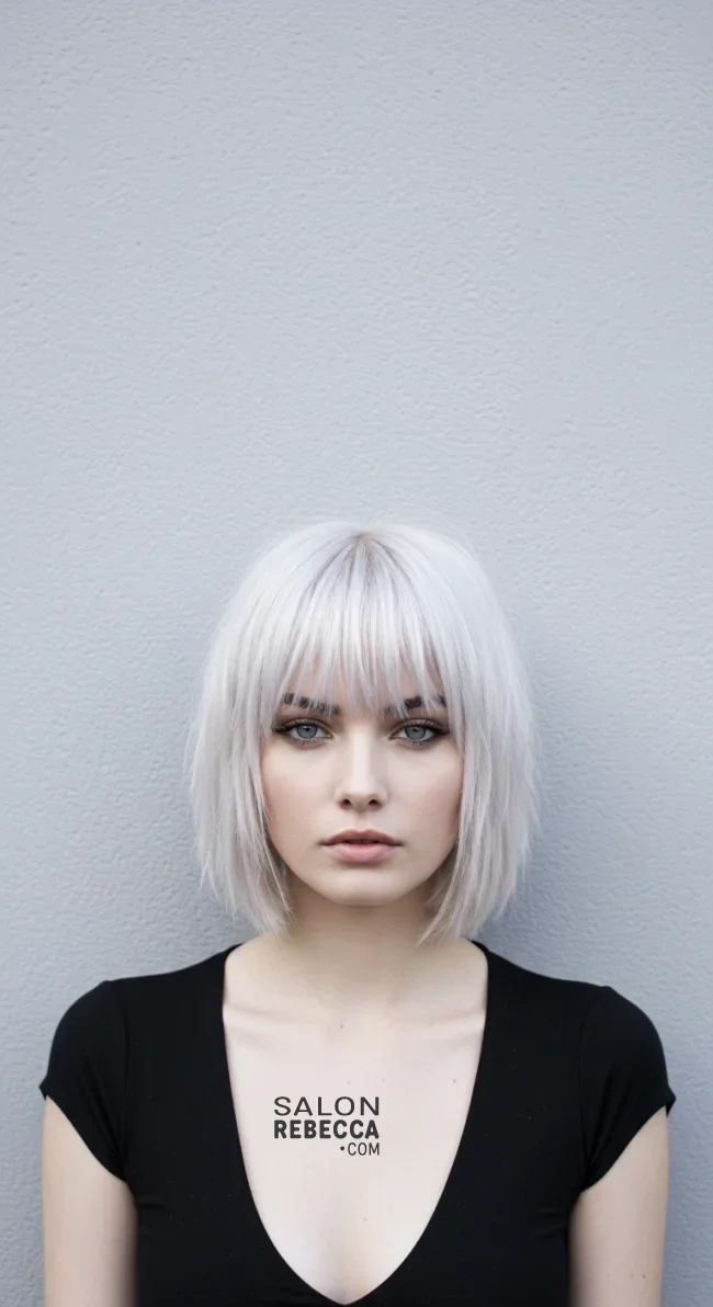 6. Blunt Wolf Cut | Wolf Cut: A Fierce Trend Every Woman Desires