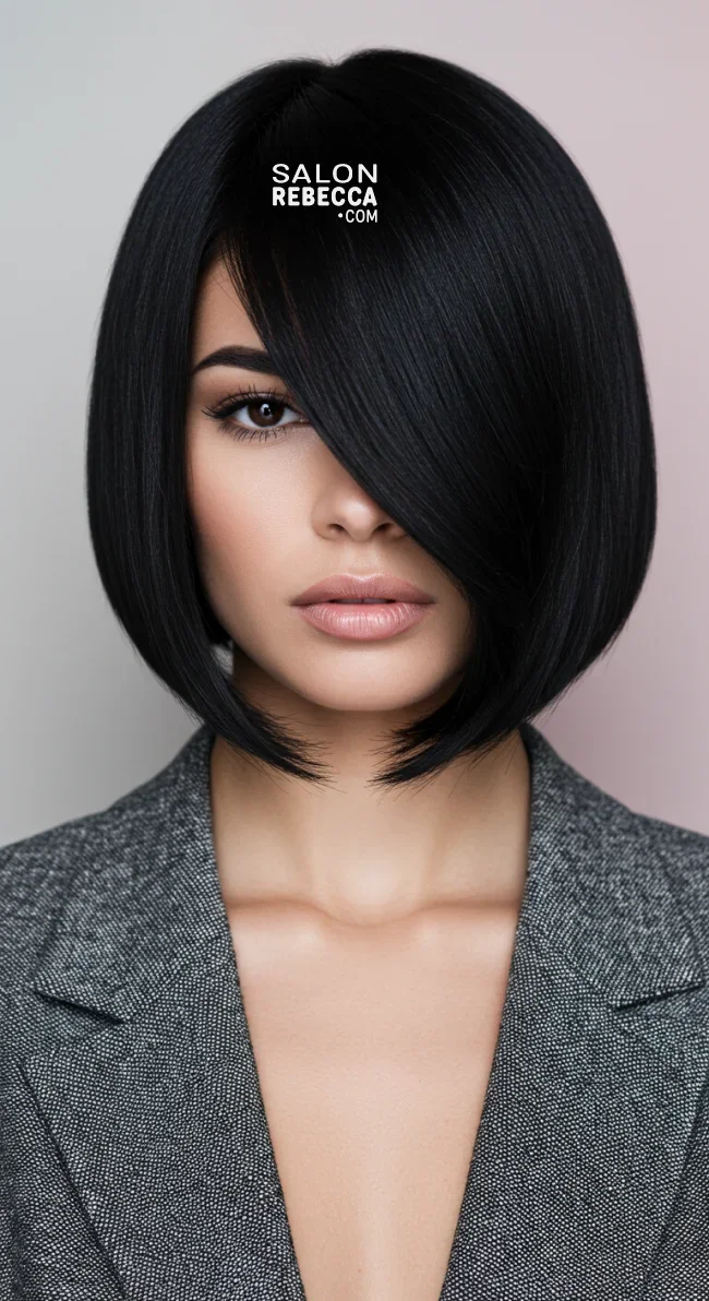 7. Blunt Bob with Side Part | 8 Best Preppy Hairstyles: The Best Styles For A Classic Look