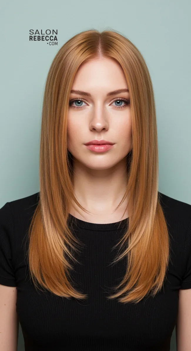 6. Face-Framing Layered Straight Hair | Stunning Hairstyles For Straight Hair - Flawless Elegance