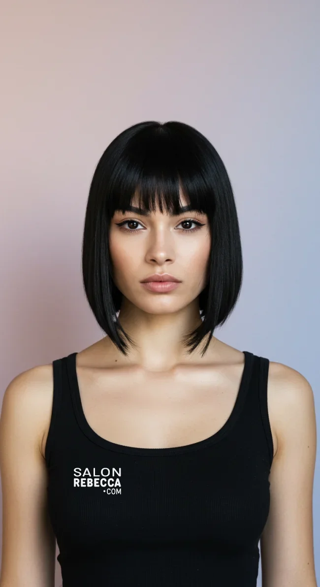 1. Sleek Straight Bob | Stunning Hairstyles For Straight Hair - Flawless Elegance