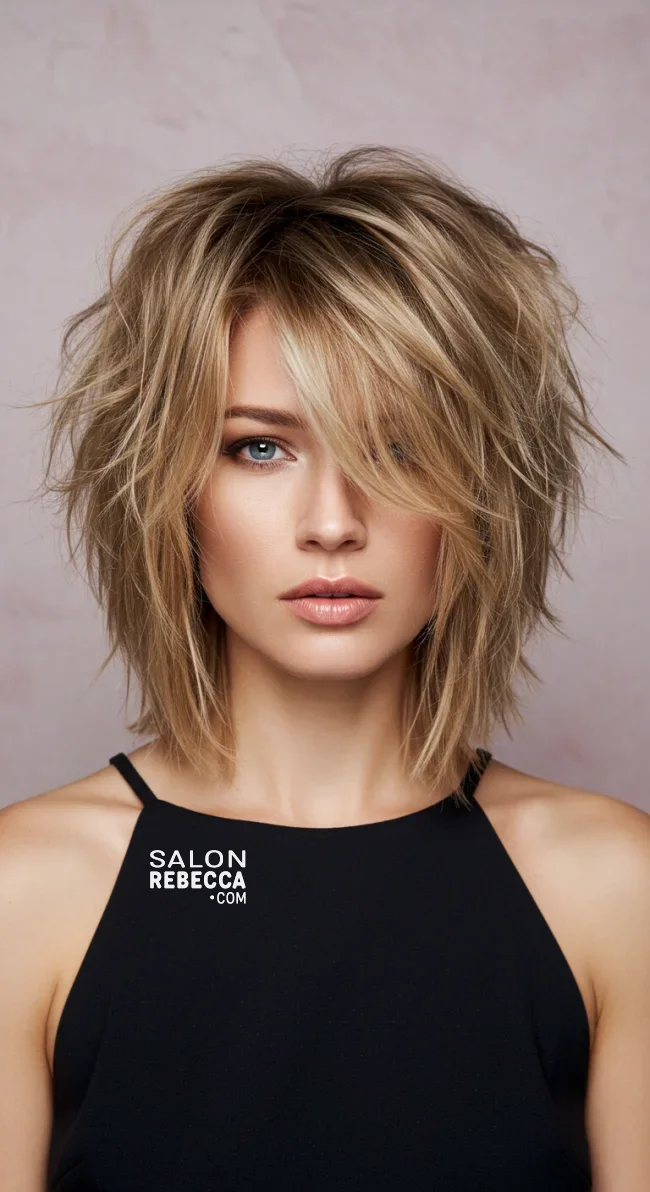 3. Shoulder-Length Shag (For Square Faces) | Haircut Ideas Tailored To Your Face Shape: Top Trending Hairstyles For Women In 2025