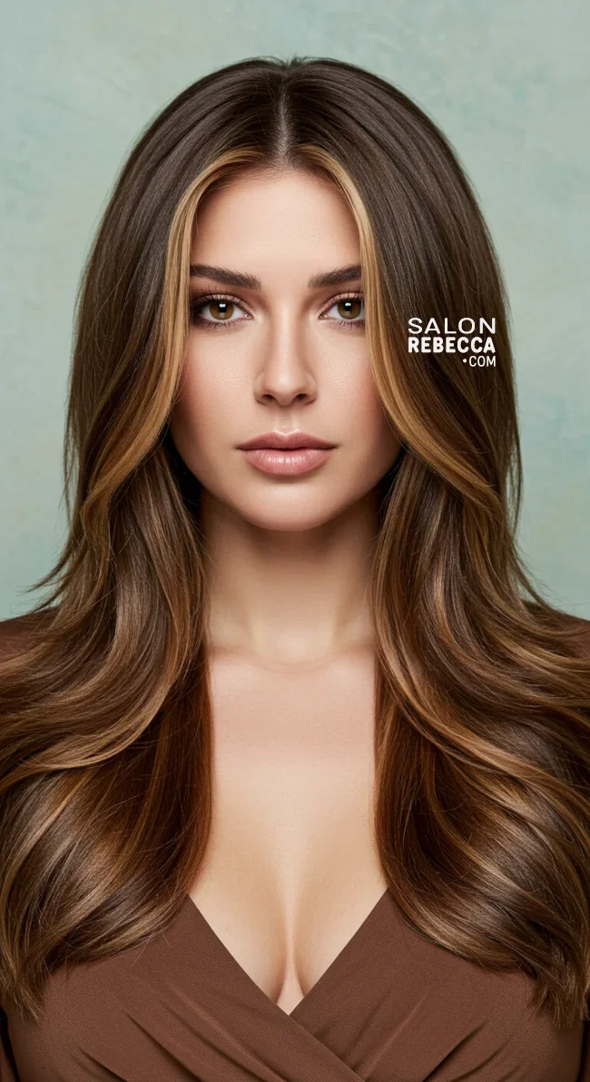 12. Long Layers with Face-Framing Highlights (For Heart-Shaped Faces) | Haircut Ideas Tailored To Your Face Shape: Top Trending Hairstyles For Women In 2025