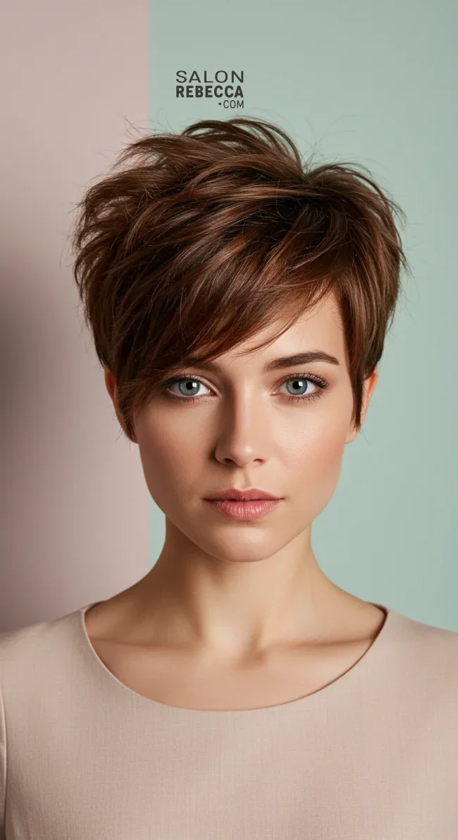2. Layered Pixie Cut (For Round Faces) | Haircut Ideas Tailored To Your Face Shape: Top Trending Hairstyles For Women In 2025