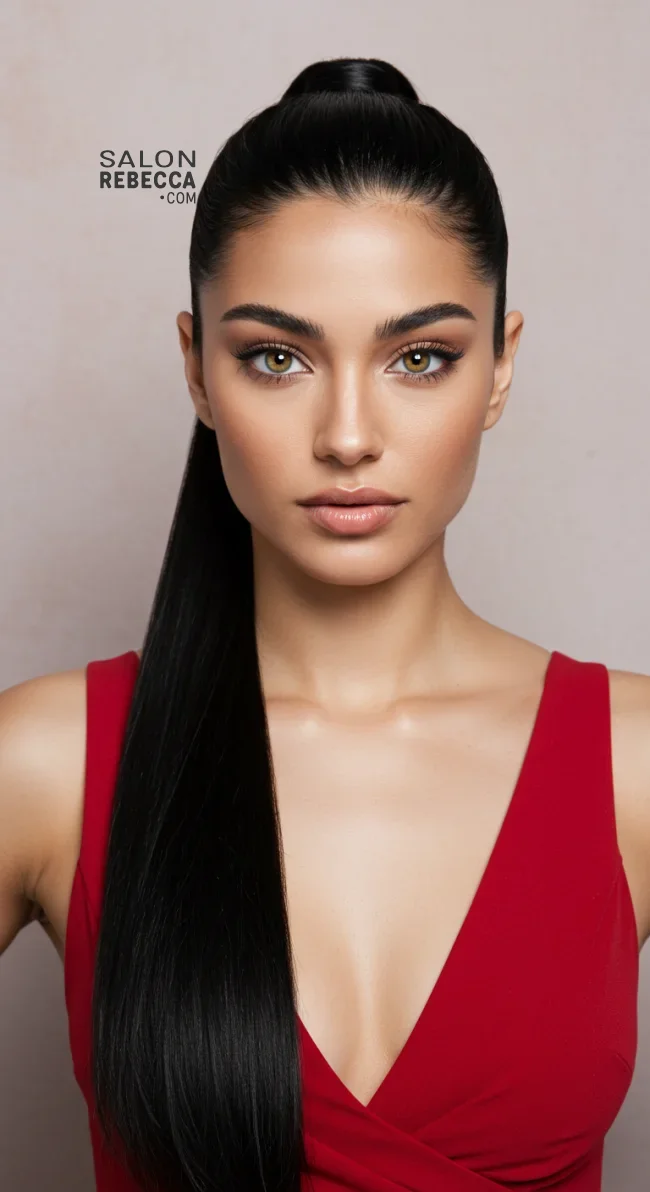 3. Sleek High Ponytail | Hairstyles For Valentine’s Day: Flirty Styles And Romance