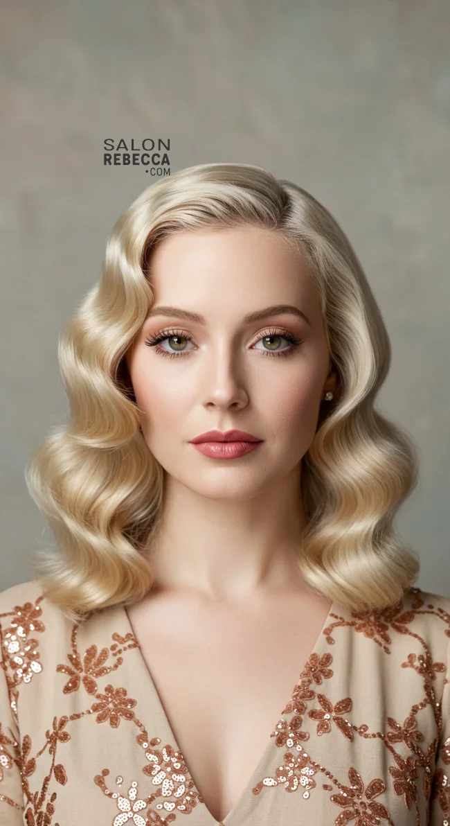 5. Classic Hollywood Waves | Hairstyles For Valentine’s Day: Flirty Styles And Romance