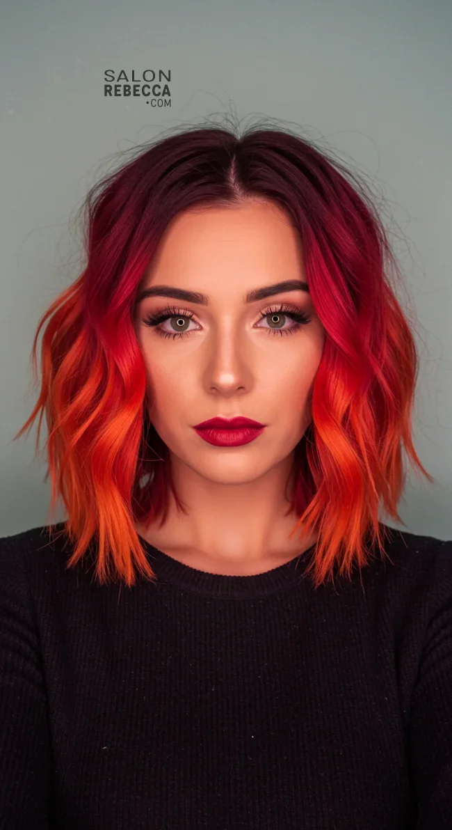 11. Sunset Ombre | 15 Most Important Hair Color Trends For Winter 2025