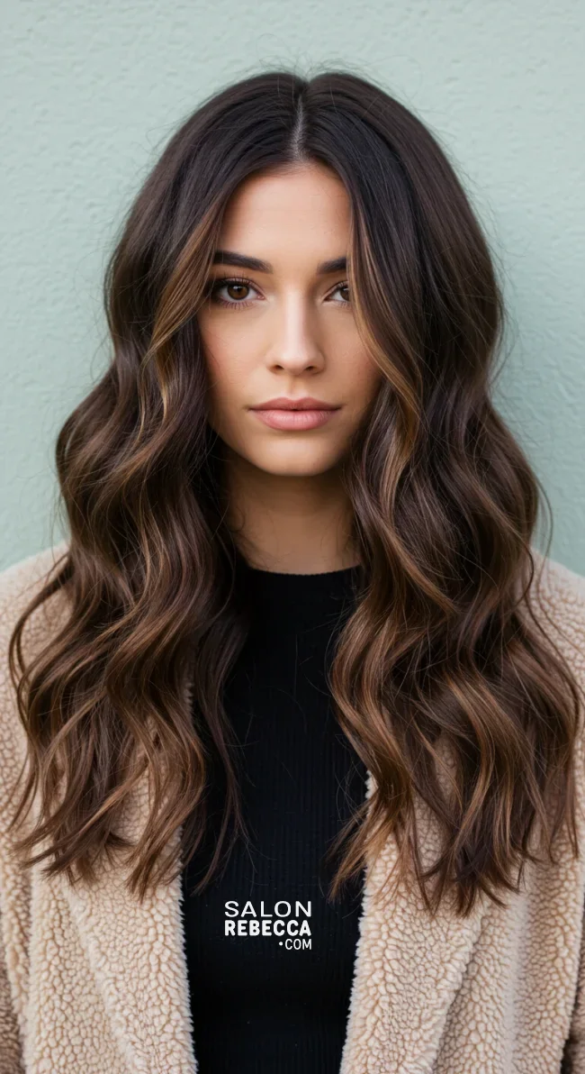 2. Rich Chocolate Brown with Warm Undertones | 15 Most Important Hair Color Trends For Winter 2025