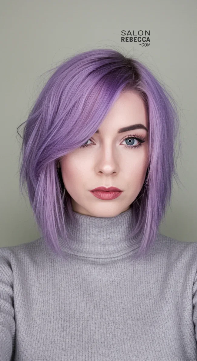 15. Ashy Lavender | 15 Most Important Hair Color Trends For Winter 2025