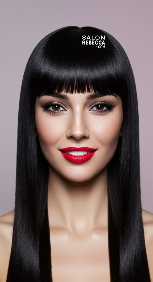 2. Blunt Bangs | Ultimate Guide To Bangs And Fringe Hairstyles For Trendsetters