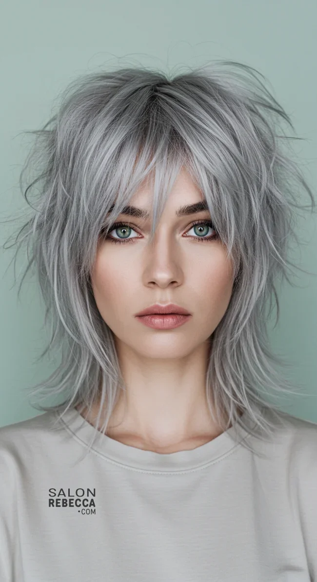 4. Wolf Cut with Messy Layers | Edgy Alternative Hairstyles To Unleash Your Bold Side