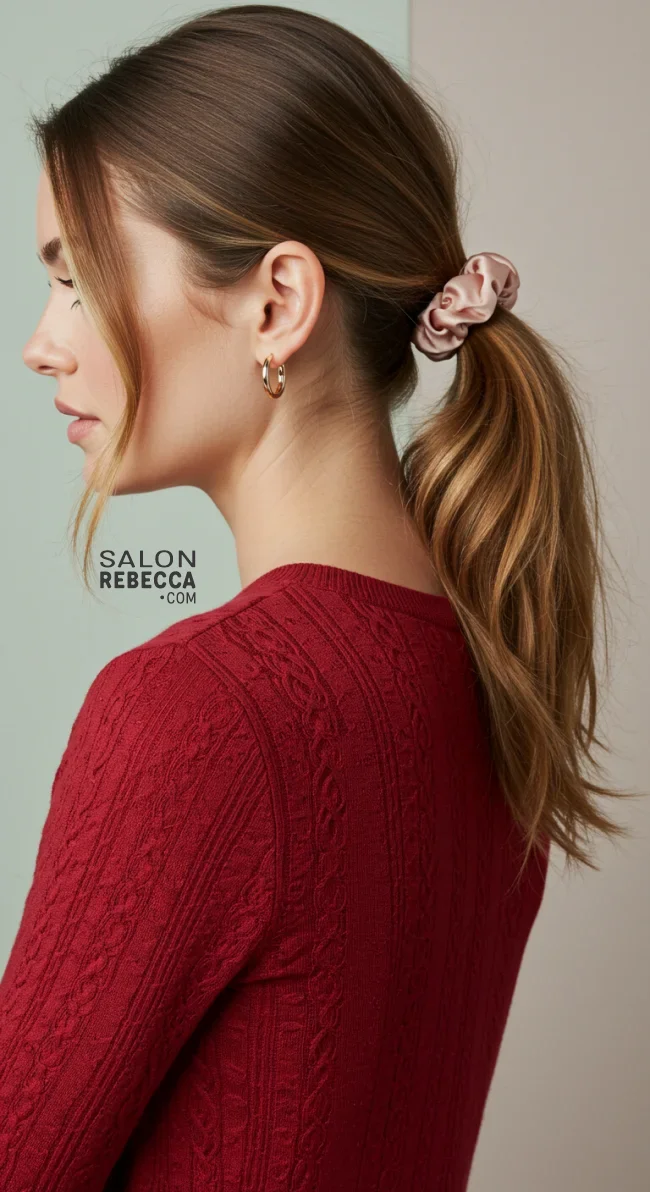 1. Loose Low Ponytail | How To Tie Up Your Hair Without Damaging It? A Guide To Gentle Hairstyling
