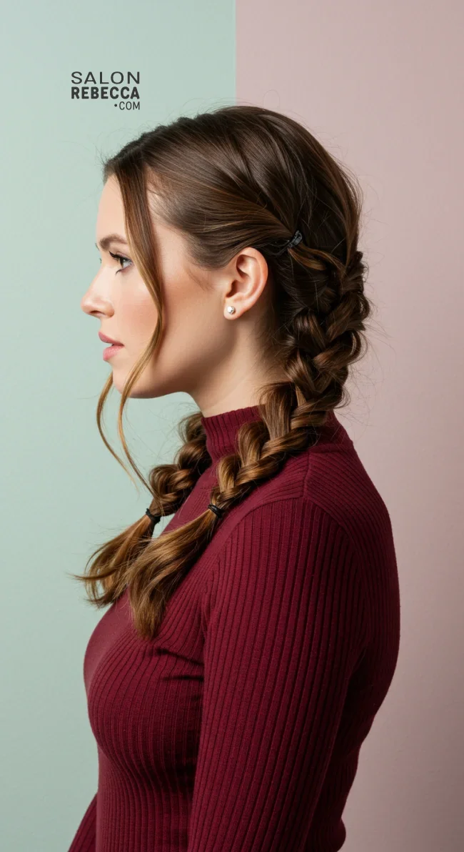 8. Twisted Half-Up Hairstyle | How To Tie Up Your Hair Without Damaging It? A Guide To Gentle Hairstyling
