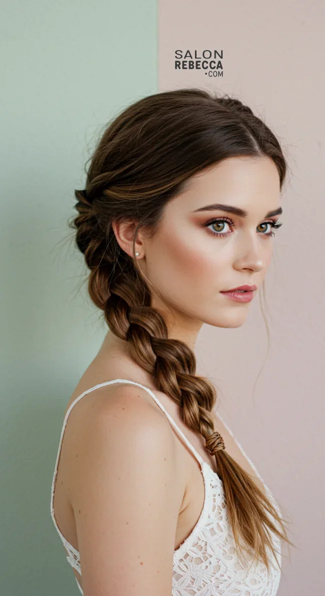 9. Low Side Braid | How To Tie Up Your Hair Without Damaging It? A Guide To Gentle Hairstyling