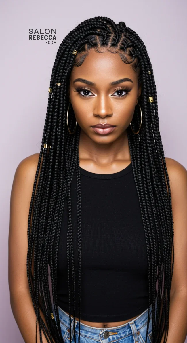 1. Box Braids | 14 Best Braided Hairstyles To Transform Your Look