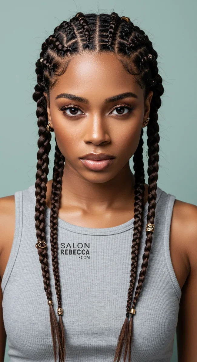 10. Fulani Braids | 14 Best Braided Hairstyles To Transform Your Look