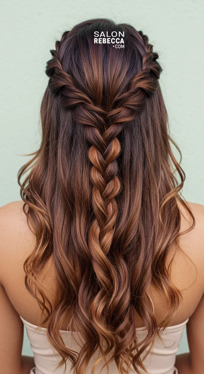 5. Waterfall Braid | 14 Best Braided Hairstyles To Transform Your Look