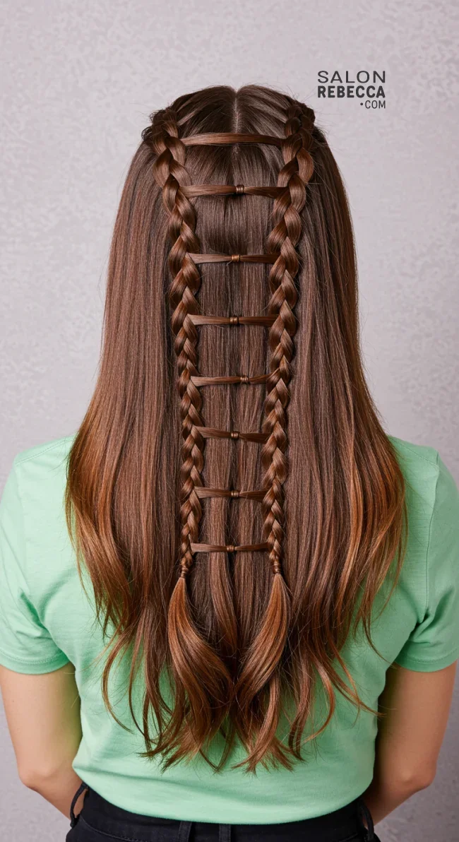 11. Ladder Braid | 14 Best Braided Hairstyles To Transform Your Look