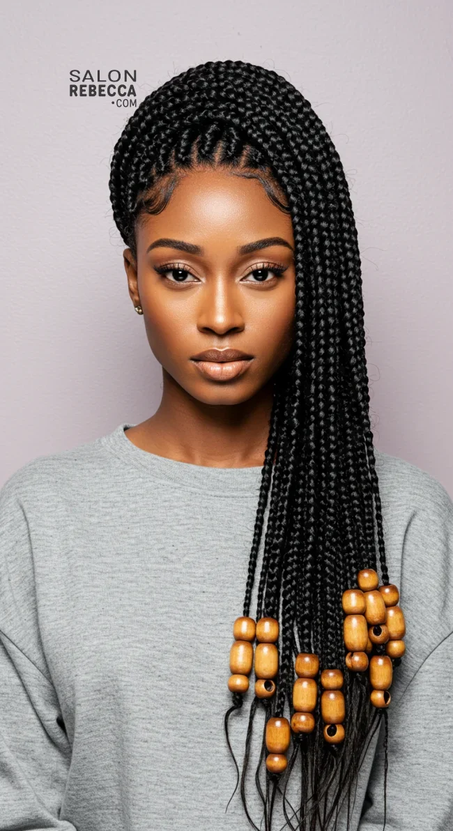 4. Jumbo Fulani Braids | 10 Trendy Fulani Braids To Try For A Fresh Look