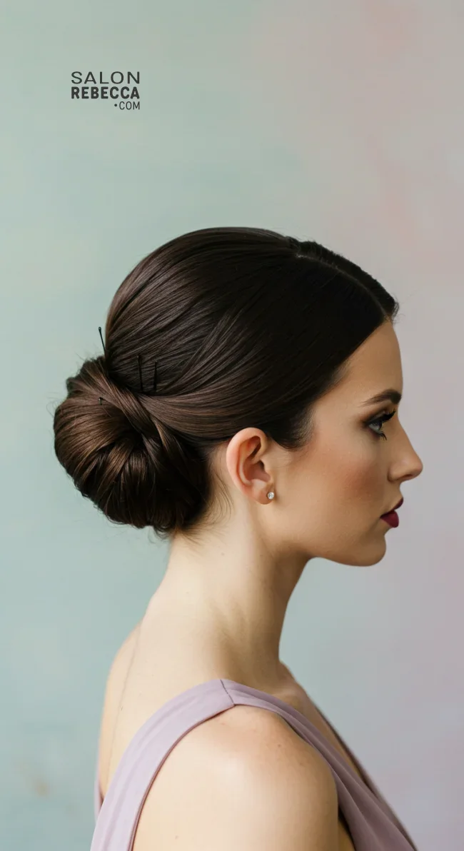 6. Classic French Twist | Top 8 Bridesmaid Hairstyles For Every Hair Type