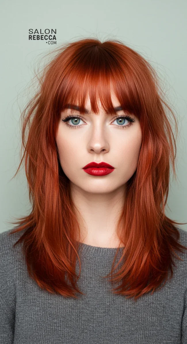11. Fringe Shag | Trendiest Shaggy Haircuts Of 2025: 15 Must-Try Looks!