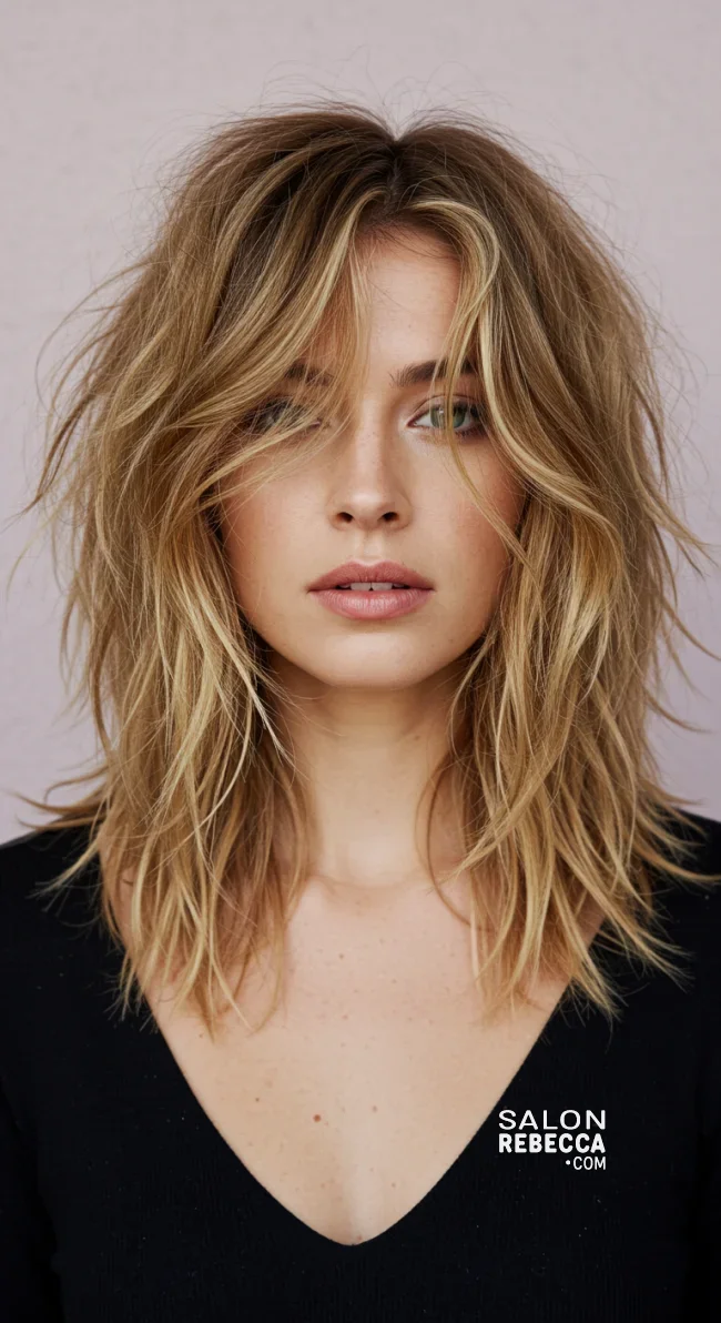 10. Tousled Shag | Trendiest Shaggy Haircuts Of 2025: 15 Must-Try Looks!