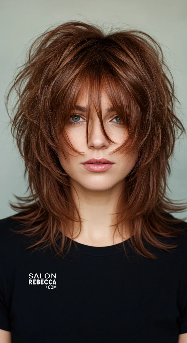 8. Textured Shag | Trendiest Shaggy Haircuts Of 2025: 15 Must-Try Looks!