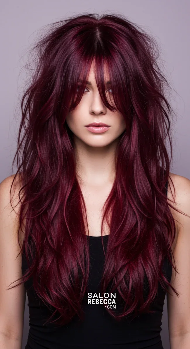 14. Long Shag | Trendiest Shaggy Haircuts Of 2025: 15 Must-Try Looks!