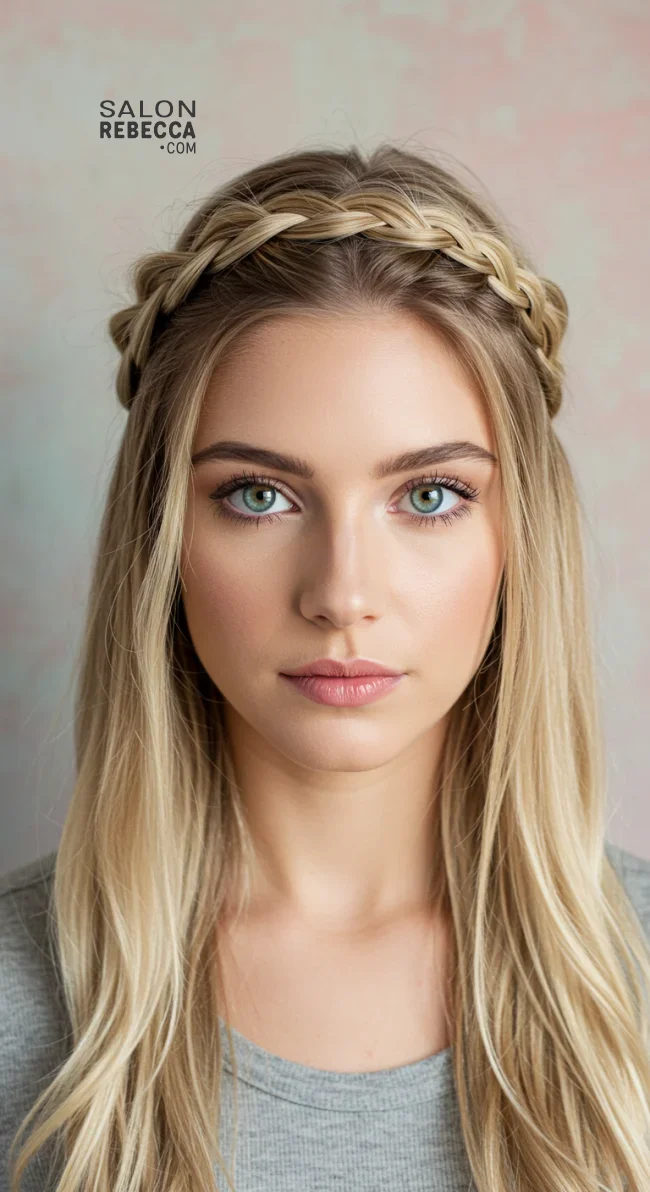 13. Halo Braid | 15 Different Types Of Braids With Inspirational Examples