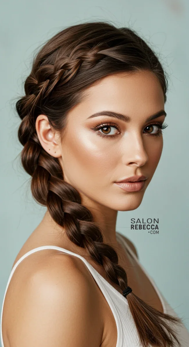 12. Side Braid | 15 Different Types Of Braids With Inspirational Examples