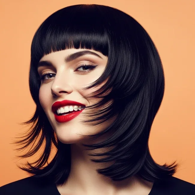 9. Blunt-Edge Modern Shag | 10 Modern Shag Haircuts That Will Rule 2026 (For Every Face Shape)