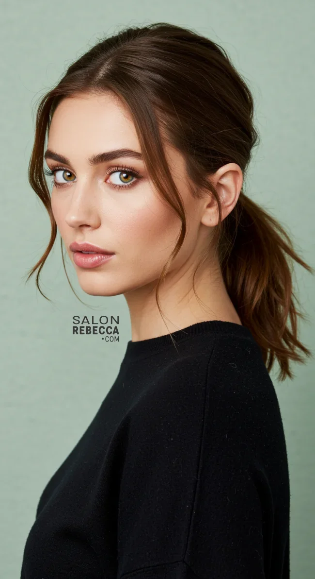 2. Low Textured Ponytail | Ponytail Hairstyles: Elevate Your Look With These 15 Styles In 2025
