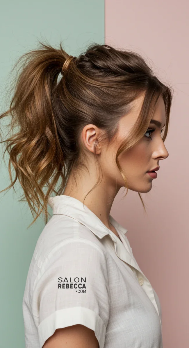 5. Messy Ponytail | Ponytail Hairstyles: Elevate Your Look With These 15 Styles In 2025