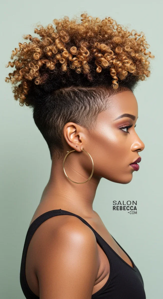 10. High-Top Undercut | 10 Bold Shaved Hairstyles For Women