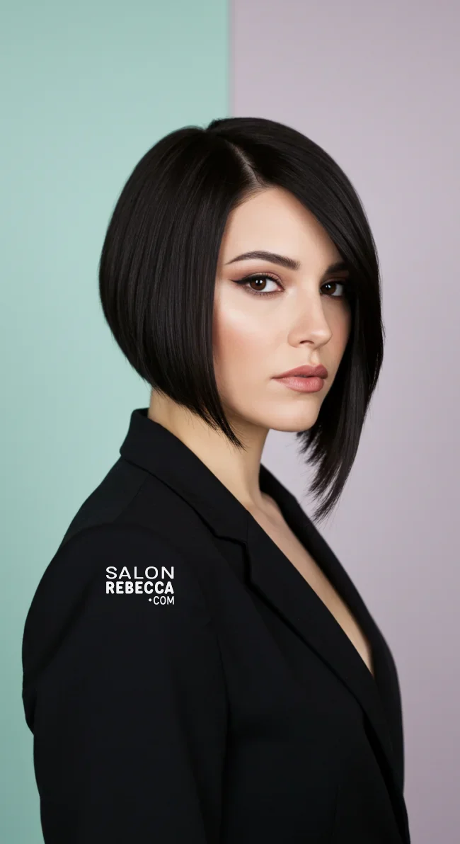 5. Asymmetrical Bob | 10 Hot Ideas Of Short Hairstyles For Ladies