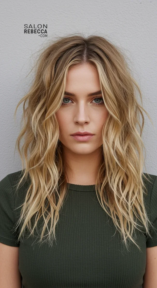 12. Wavy Shaggy Blonde Hair | Stunning Blonde Hairstyles To Elevate Your Look