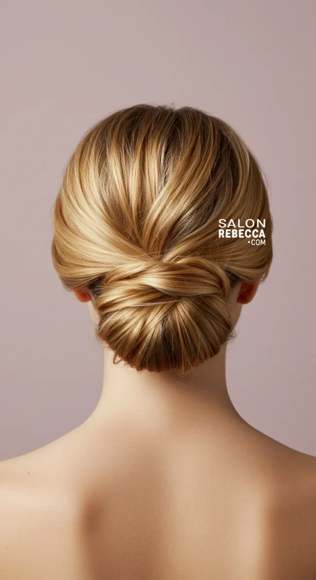 13. Elegant Blonde Chignon | Stunning Blonde Hairstyles To Elevate Your Look