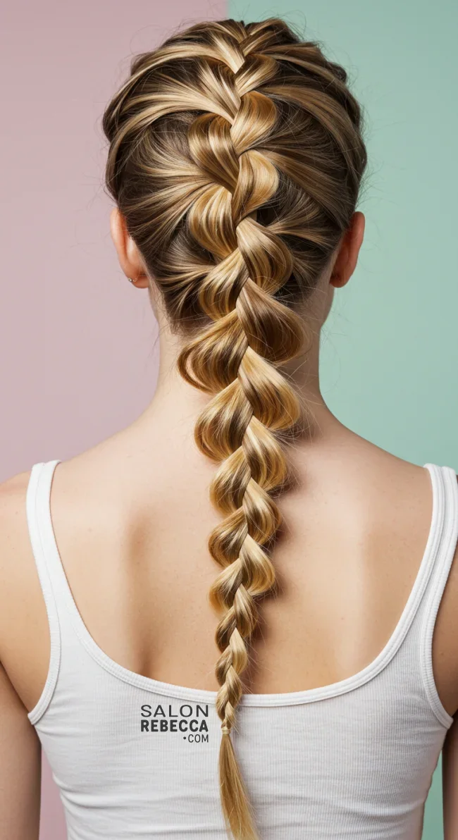 10. Fishtail Braid Blonde Look | Stunning Blonde Hairstyles To Elevate Your Look
