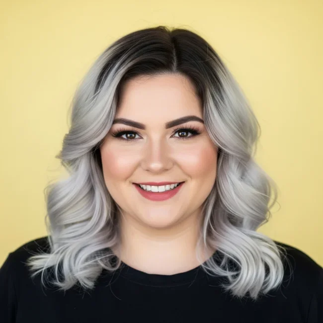 5. Smokey Charcoal to Pearl Grey | 10 Majestic Ombre Winter Hair Colors Not To Miss