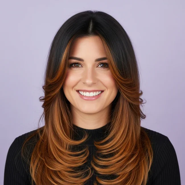 8. Warm Toffee and Golden Honey | 10 Majestic Ombre Winter Hair Colors Not To Miss